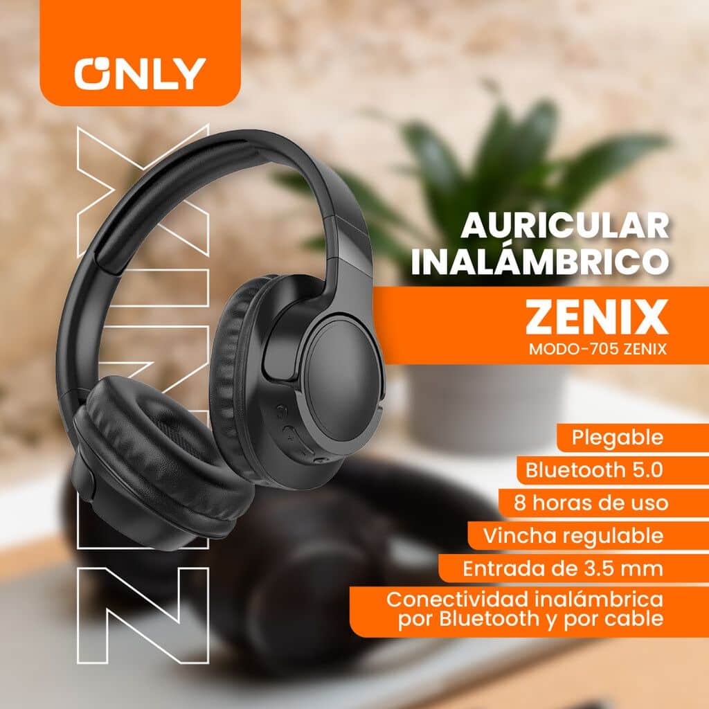 AURICULARES INALAMBRICOS ZENIX 8H