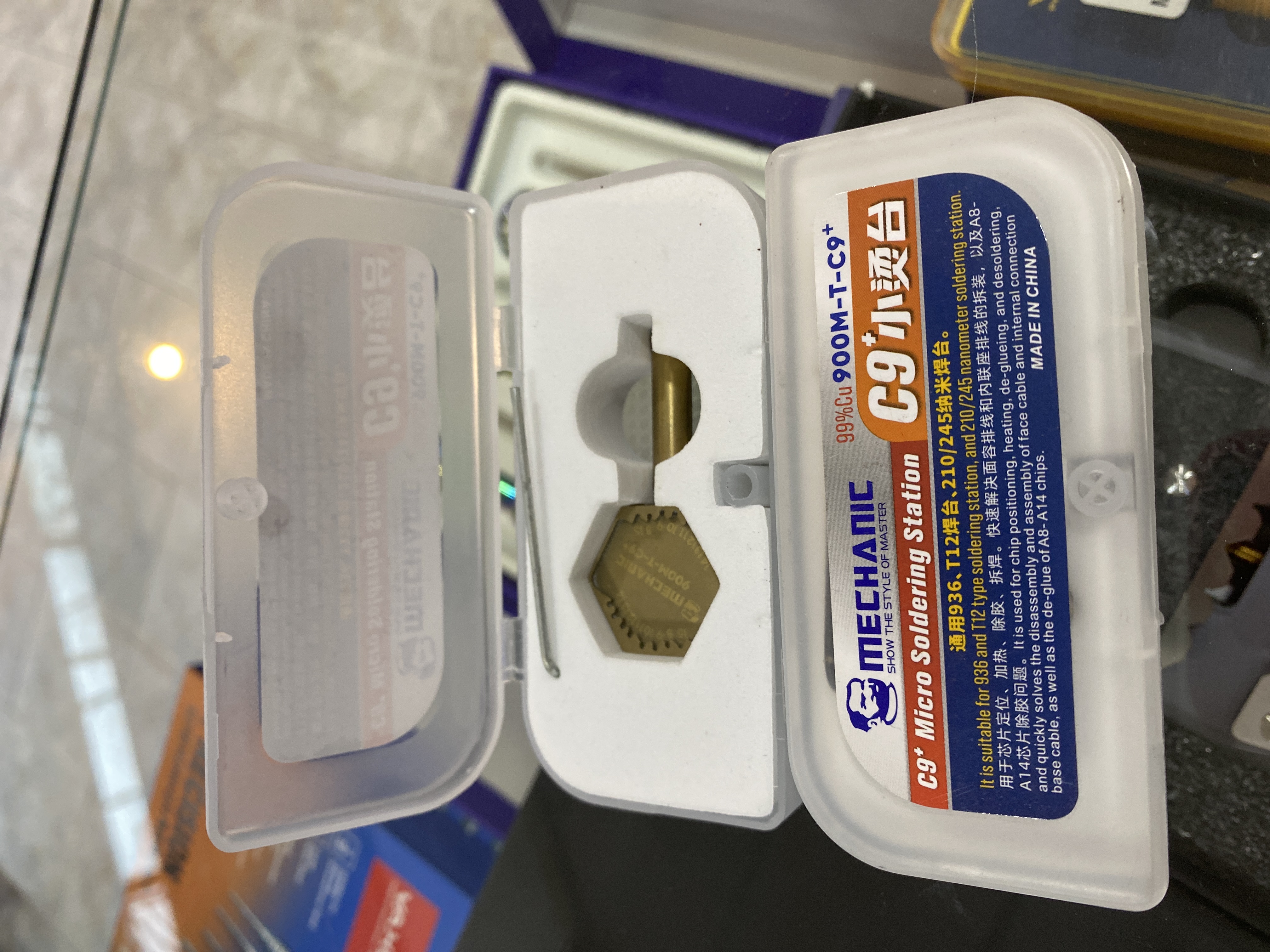 PRECALENTADORA PARA PUNTA SOLDADOR C9+ MECHANIC