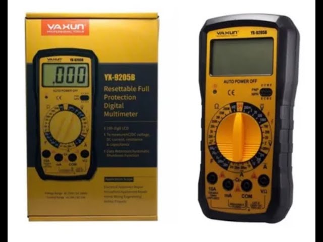 MULTIMETRO DIGITAL YAXUN YX-9205